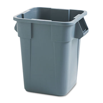 Rubbermaid® Commercial Brute Container, Square, Polyethylene, 40 Gal, Gray freeshipping - TVN Wholesale